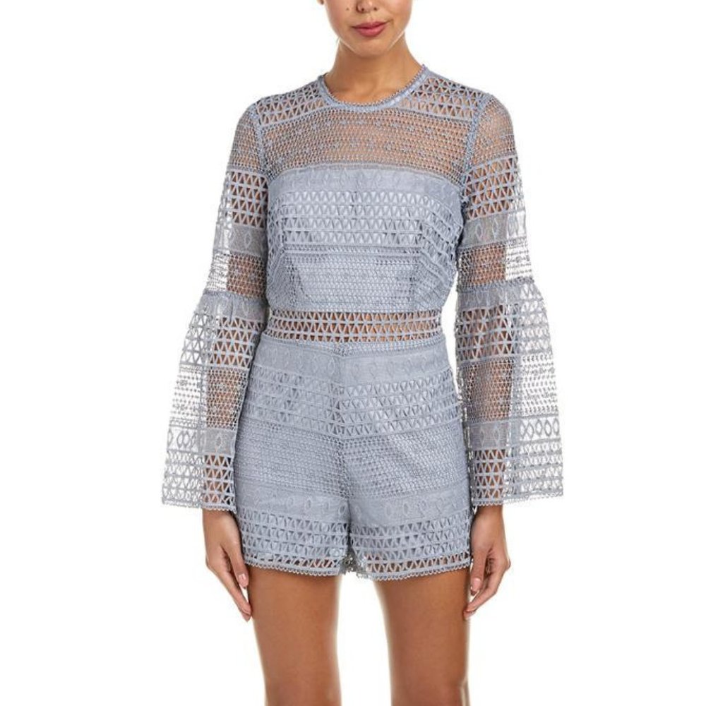 Bardot Blue Playsuit